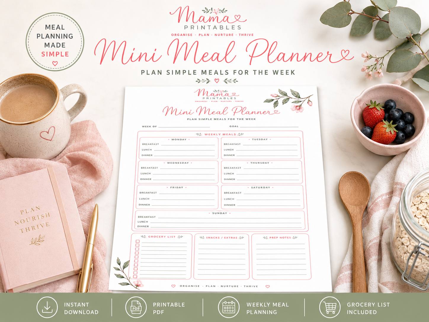 Mini Meal Planner preview