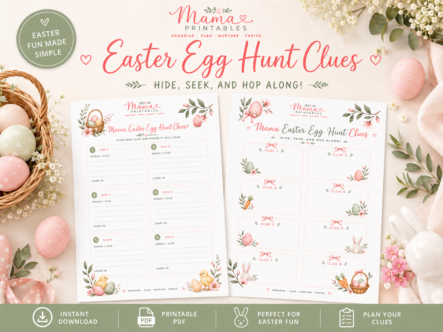 Easter Egg Hunt Clues preview