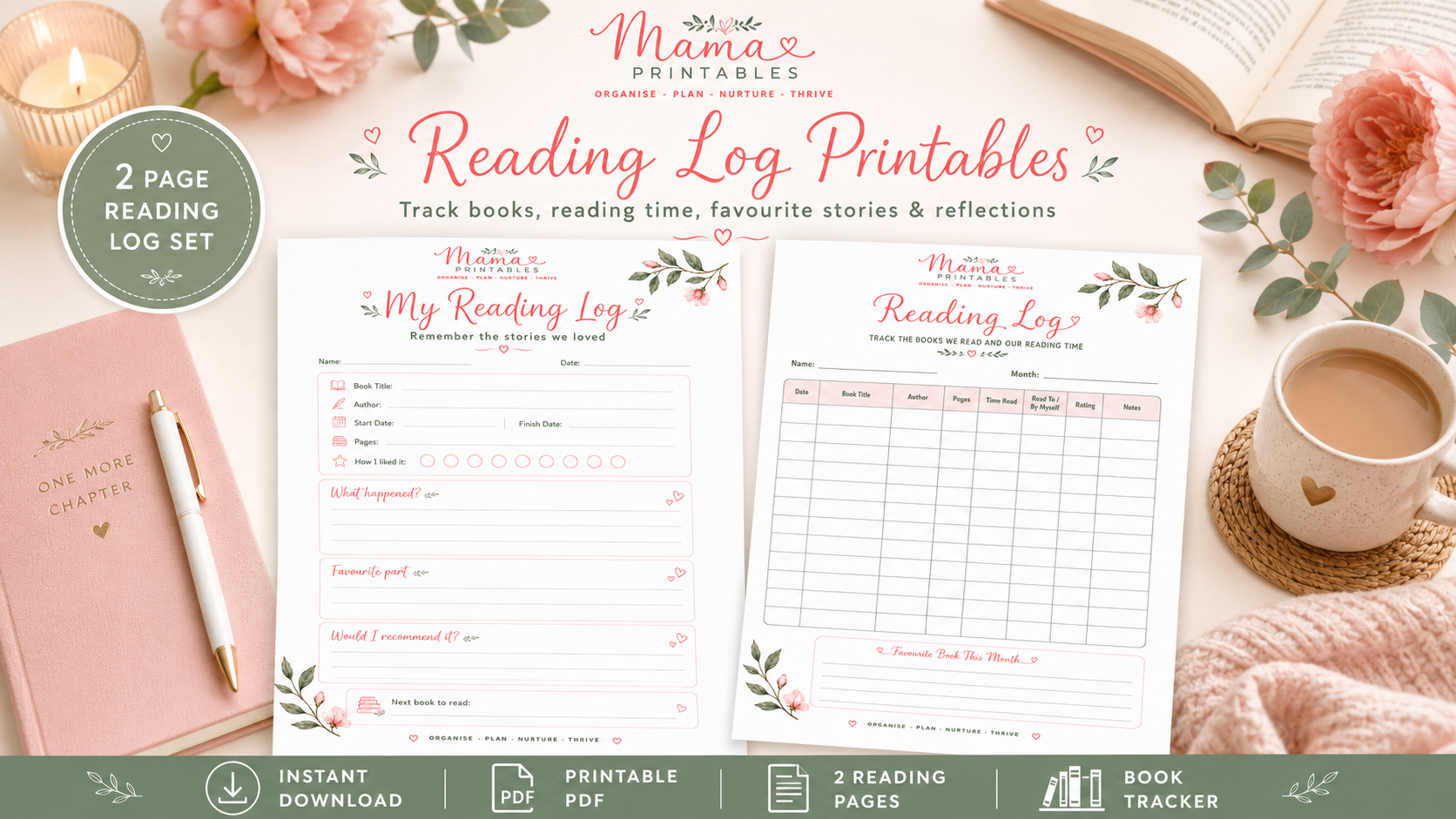 Reading Log Sample preview