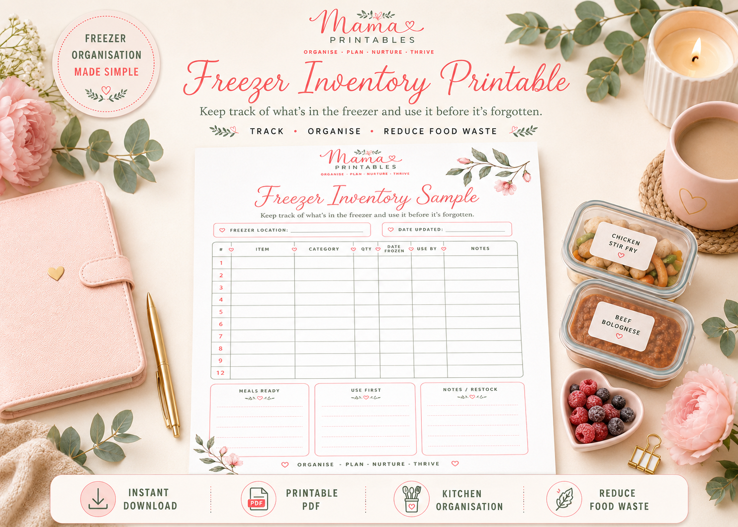 Freezer Inventory Sample preview