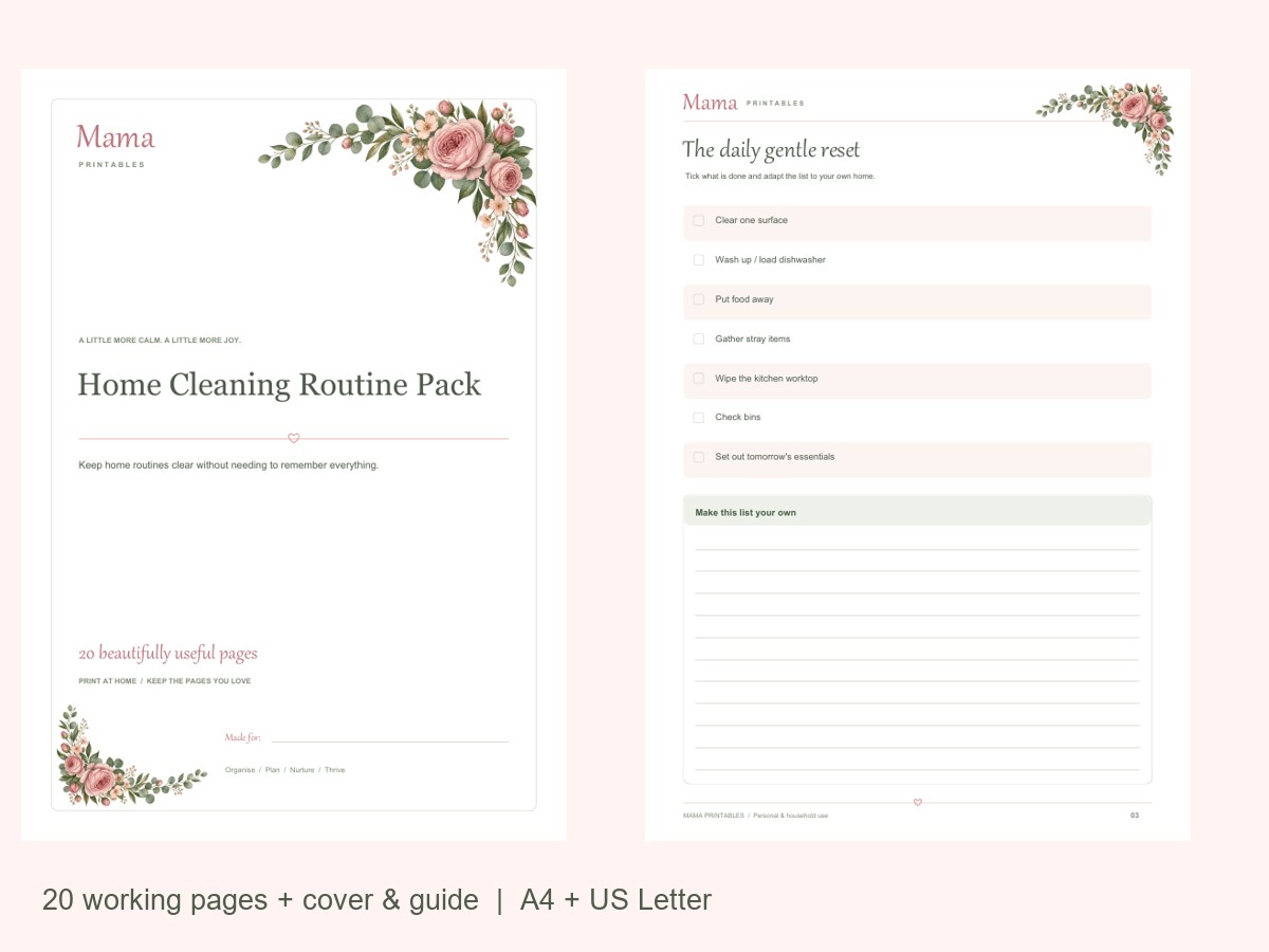 Home Cleaning Routine Pack preview