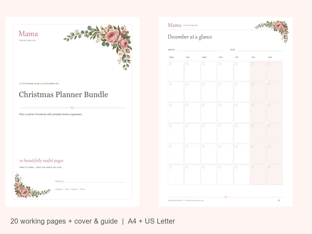 Christmas Planner Bundle preview
