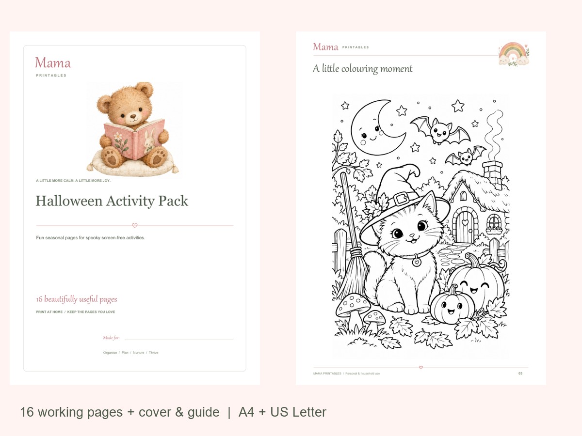 Halloween Activity Pack preview